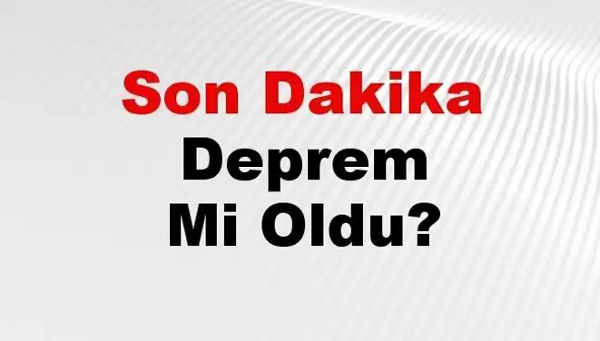 Hatay'da Son Saatlerde Şiddetli Deprem Mi Oldu? Detaylar Burada!