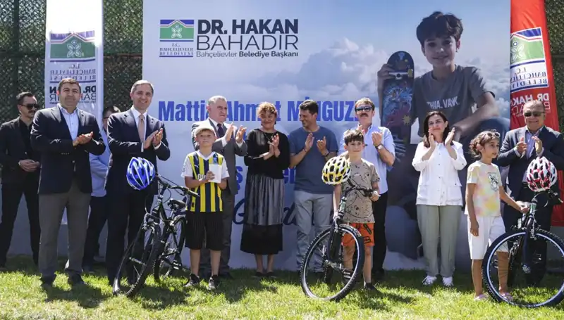 Bahçelievler'de Gençler İçin Yeni Skate Park Açıldı: Mattia Ahmet Minguzzi Skate Parkı