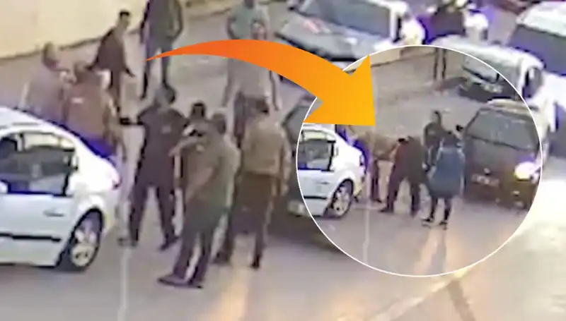 İki Çocukla Trafikte Korku Dolu Anlar: Anne Sağa Çekip Yardım İstedi
