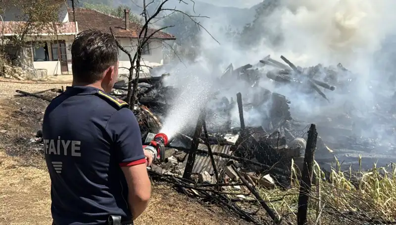 Evde Patlayan Yangın, Hızla Ormana Sıçradı: Ekipler Seferber Oldu!