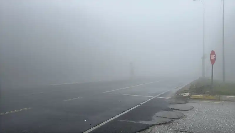Bolu Dağı'nda Yoğun Sis: Görüş Mesafesi Tehlike Altında!