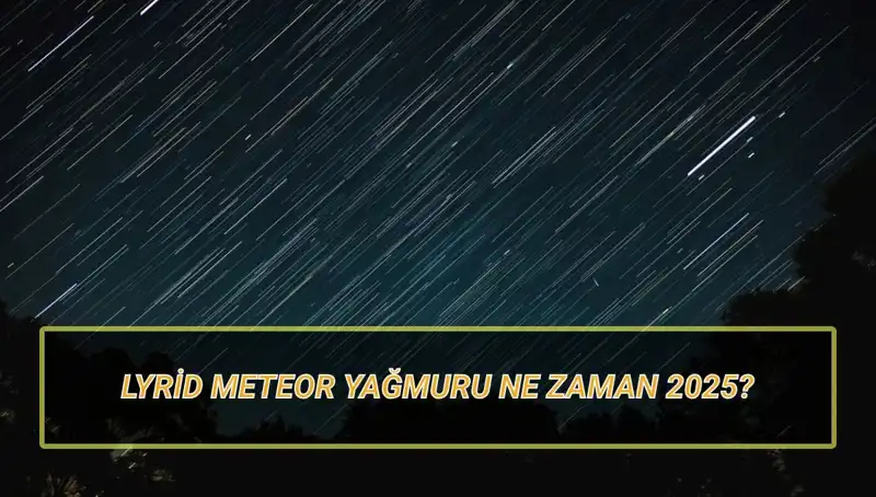 2025 Yılı Lyrid Meteor Yağmuru: Türkiye'den Görülmesi Bekleniyor!